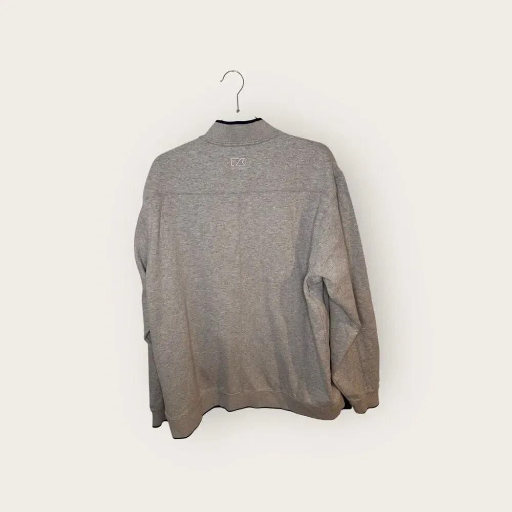 Cutter&Buck Men’s Full Zip Gray Sweatshirt Size XL‎